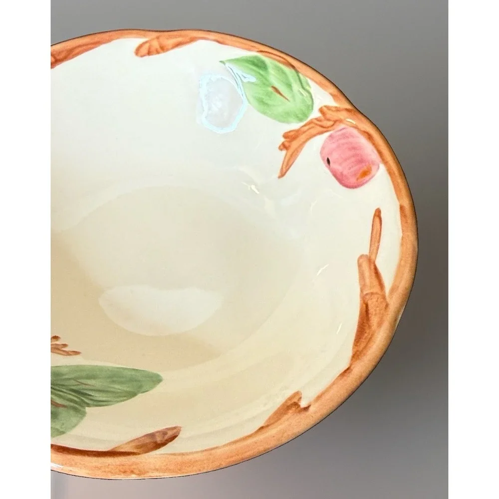 Vintage Franciscan Apple Coupe Cereal Bowl Ceramic 6